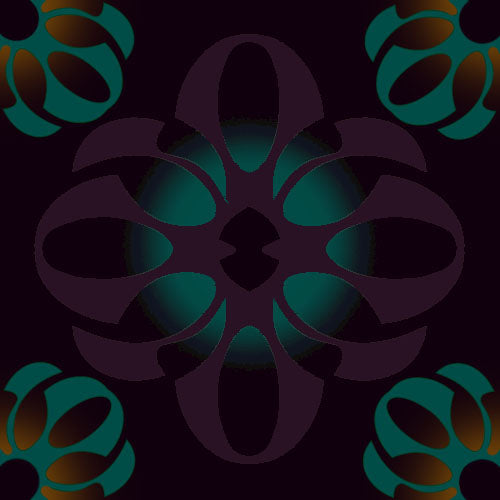 Motif 2 violet foncé