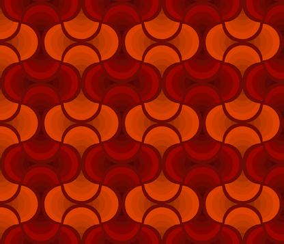 Motif Vagues rouges