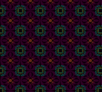 Motif 2 violet foncé coloré