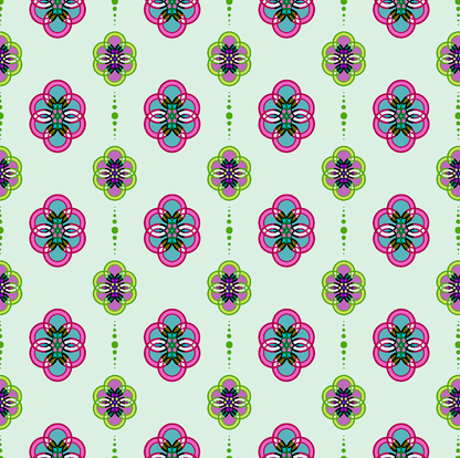Motif fleur annaux