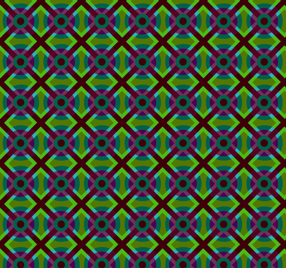 Motif géométrique, abstrait 1 vert