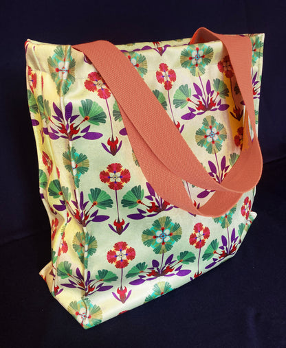 Motif fleur coin clair