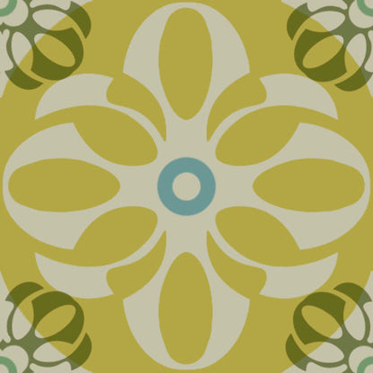 Sac à main bandoullière Motif 2 jaune