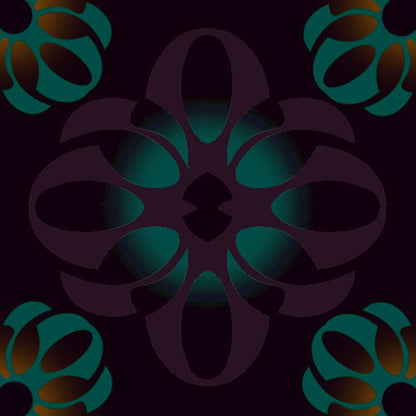 Motif 2 violet foncé